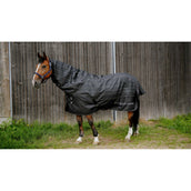 EQUITHÈME Couverture Imperméable TYREX Lumin 600D 0g Noir