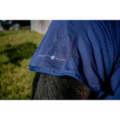 EQUITHÈME Couverture de Refroidissement Cool& Dry Fresh Combo Marine Bleu