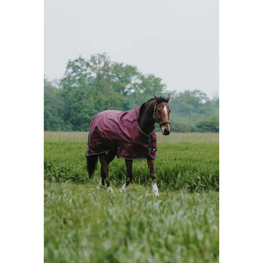 EQUITHÈME Couverture d'Extérieur Tyrex 1200D 300g High Neck Bordeaux
