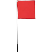 Hippotonic Bâton d'entraînement Ethologisch avec drapeau Rouge