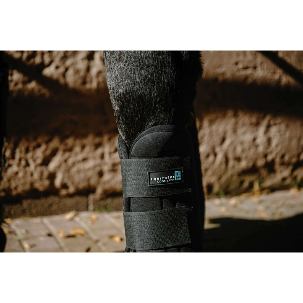 EQUITHÈME Protèges-Tendons Cool&Dry Noir