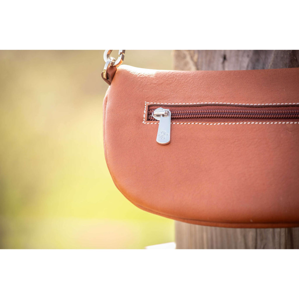 Pénélope Sac Banane Smile Cognac