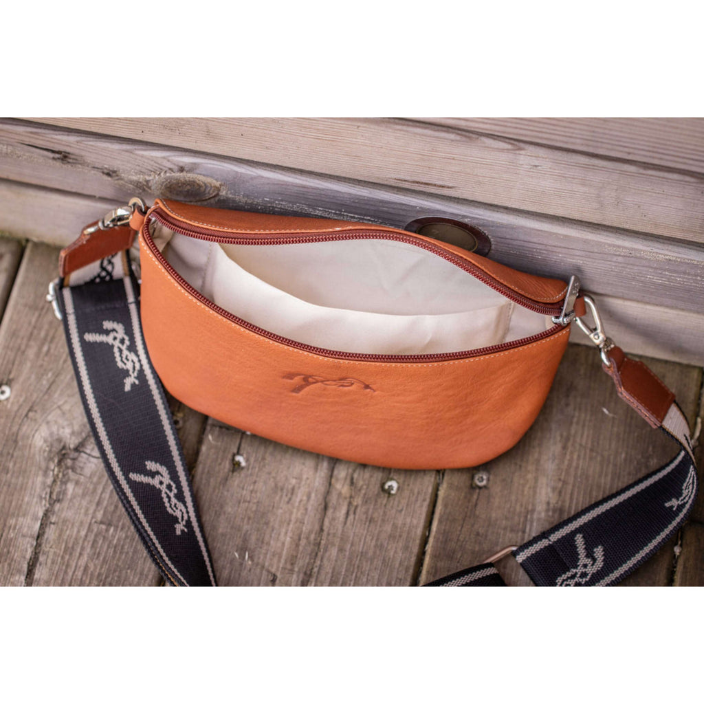 Pénélope Sac Banane Smile Cognac