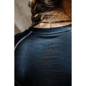 EQUITHÈME Chemise Stella Longues Manches noir/Gris/bleu