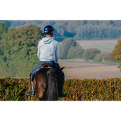 EQUITHÈME Pull col Hoodie Axel Unisex Bleu/Bleu clair