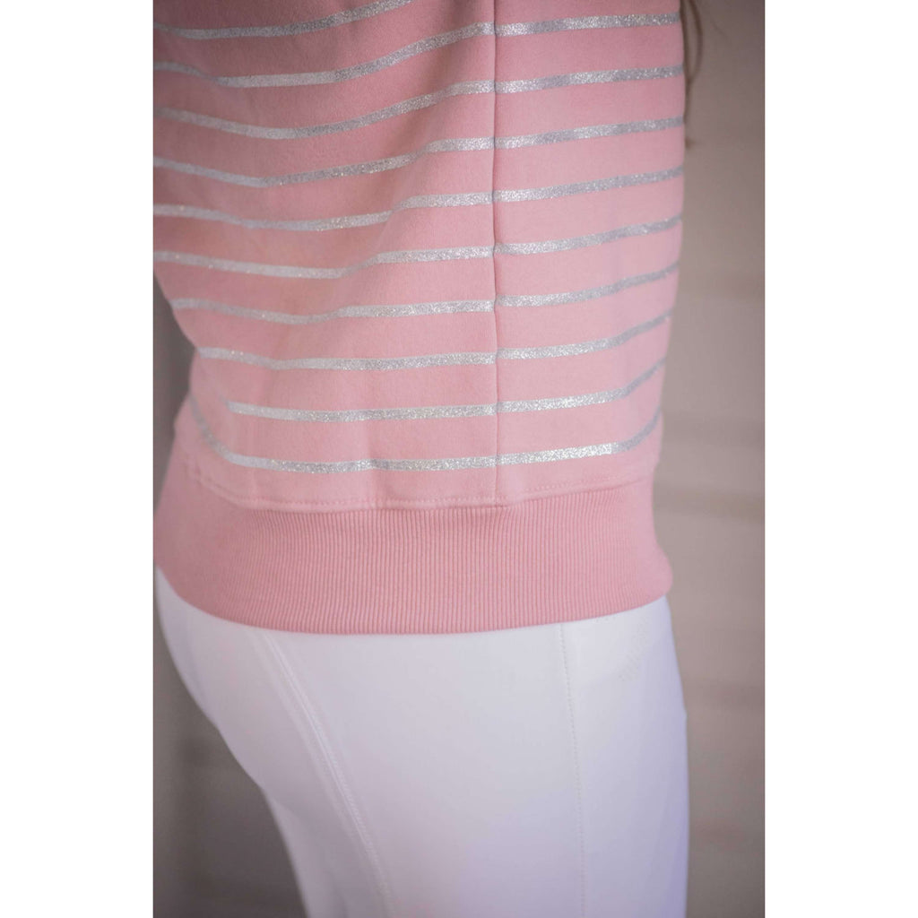 Pénélope Pull col Hoodie Ikona Rose