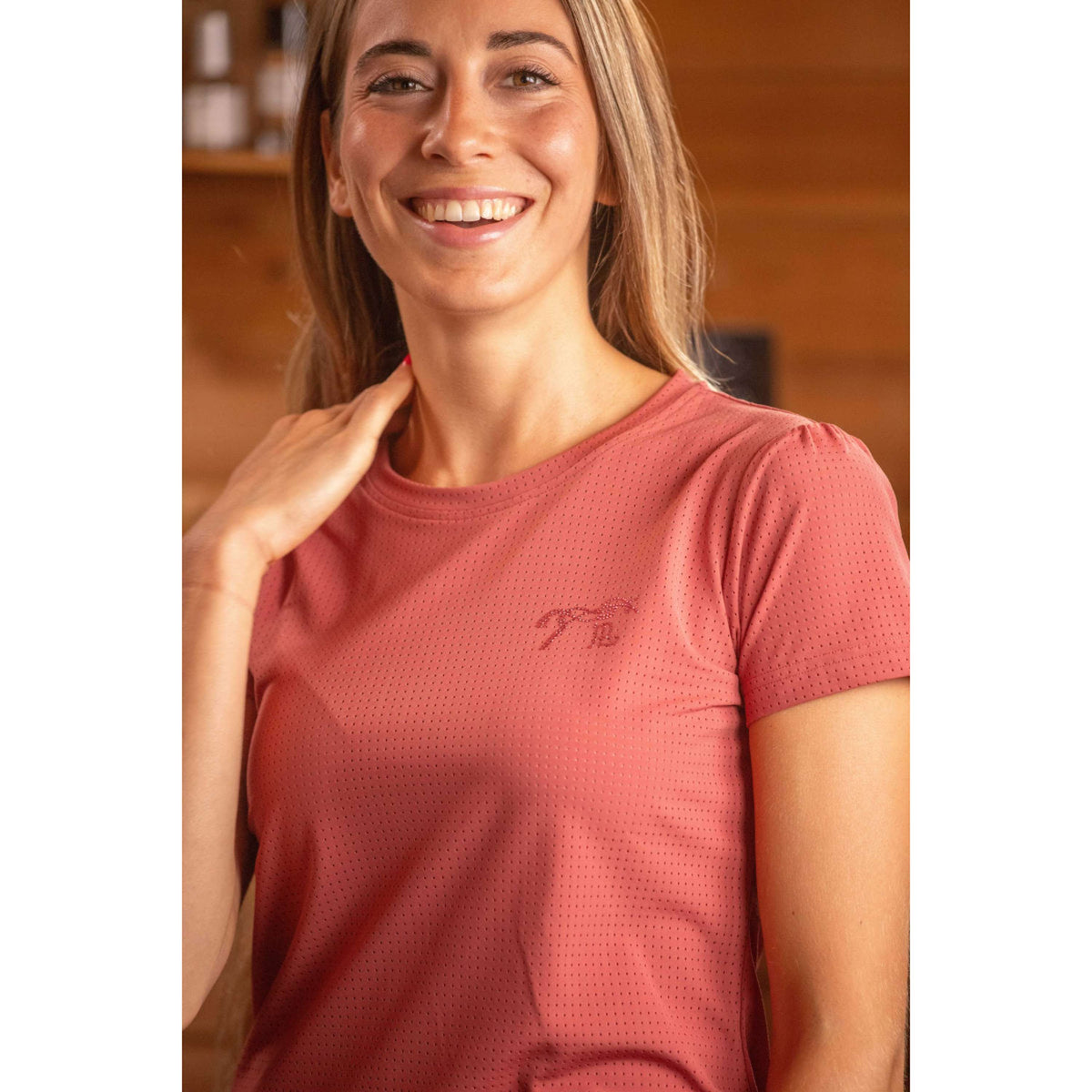 Pénélope T-Shirt Techflo terre cuite