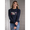 Pénélope Pull Florida Navy blue