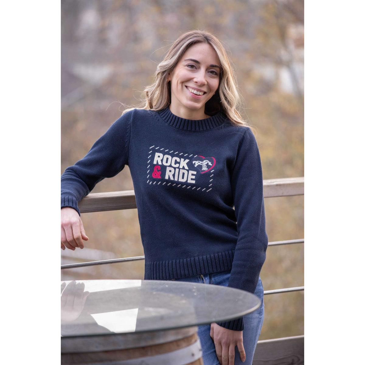 Pénélope Pull Florida Navy blue