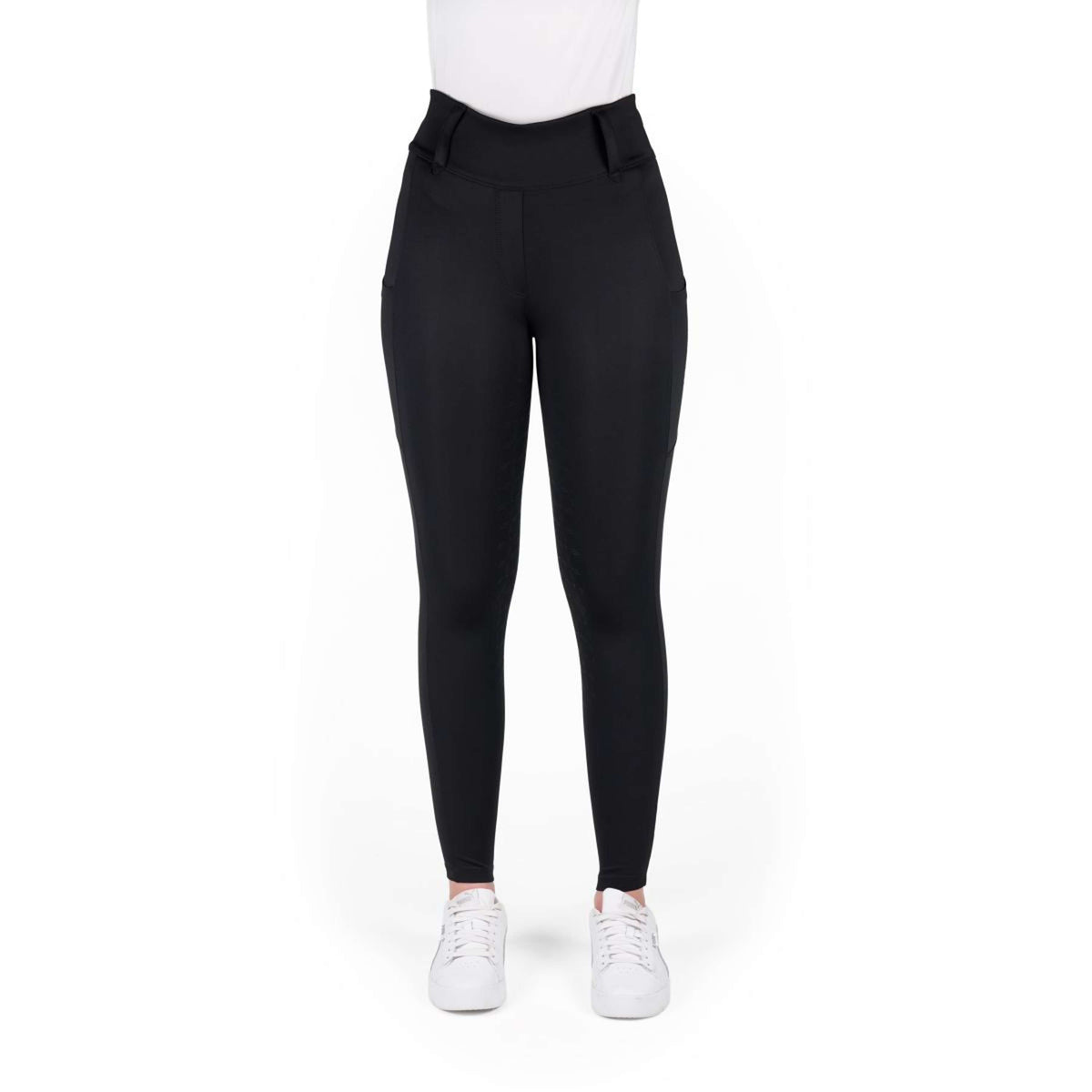 EQUITHÈME Legging d'Équitation Alize Full Grip Noir