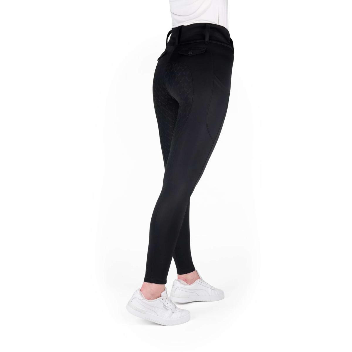 EQUITHÈME Legging d'Équitation Alize Full Grip Noir