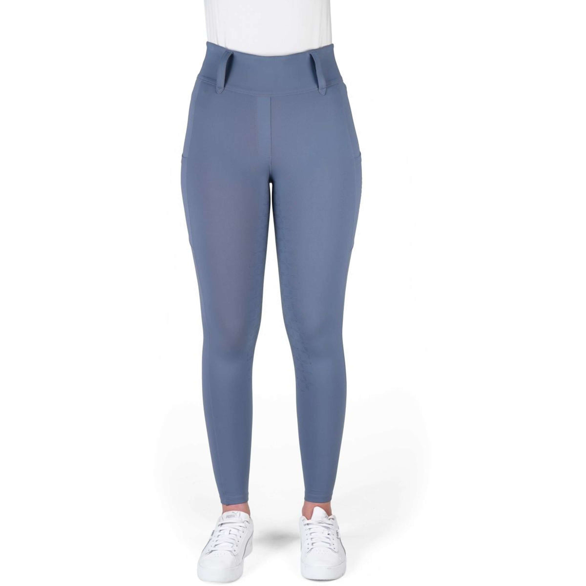 EQUITHÈME Legging d'Équitation Alize Full Grip Gris