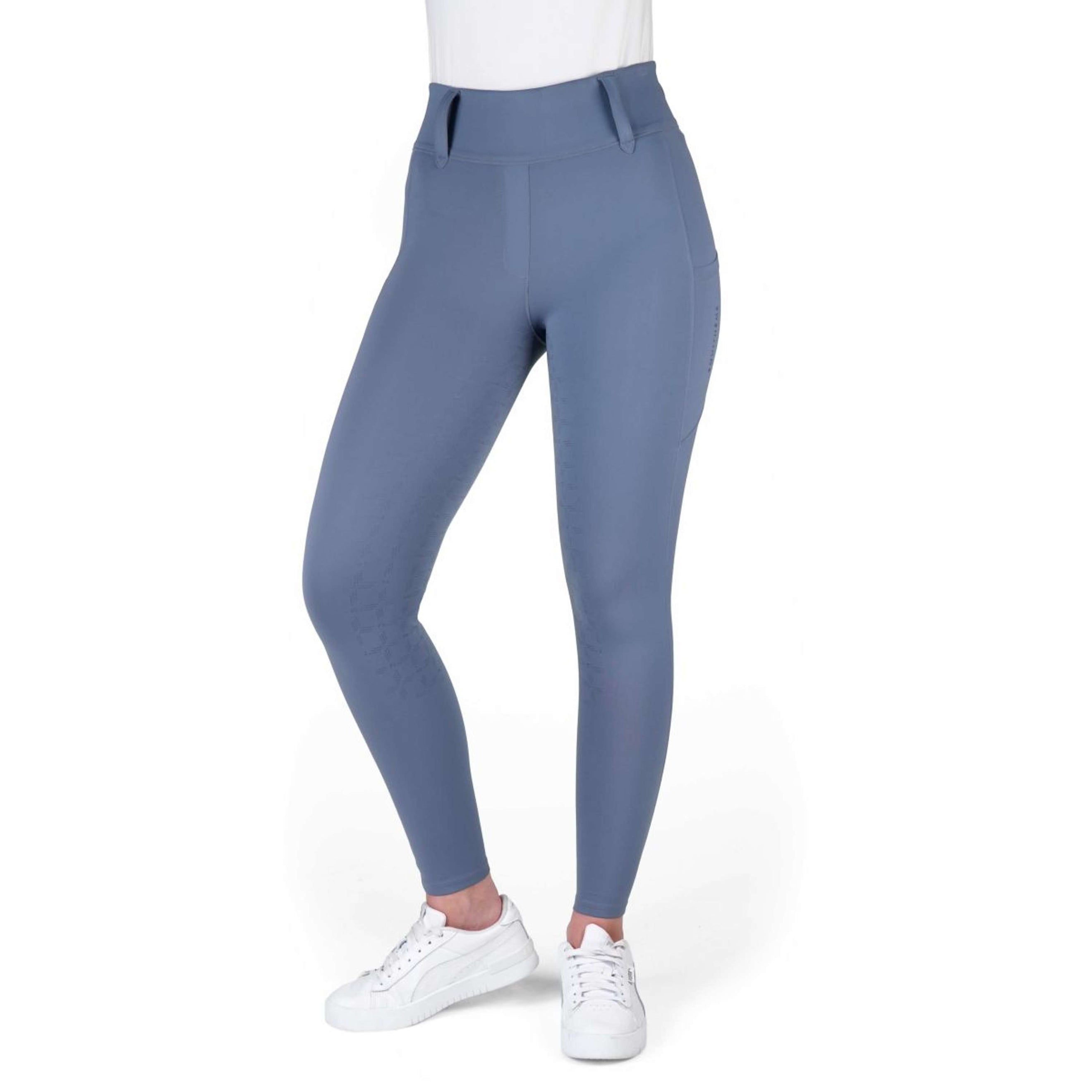 EQUITHÈME Legging d'Équitation Alize Full Grip Gris EQUITHÈME Legging d'Équitation Alize Full Grip Gris
