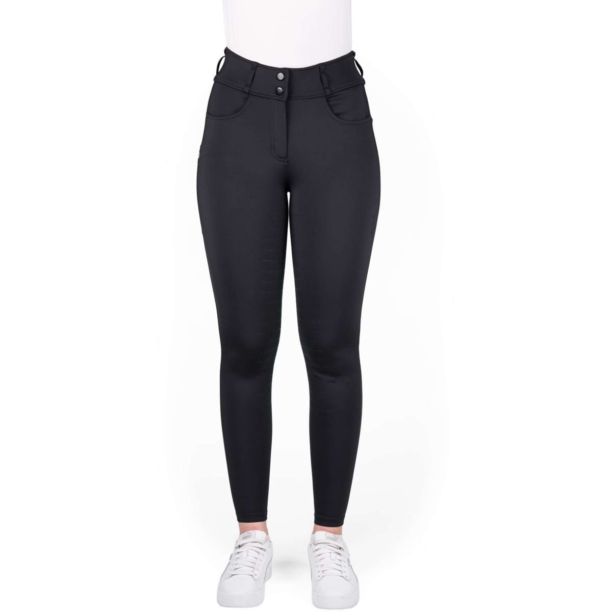 EQUITHÈME Pantalon d'Équitation Mila Full Grip Noir