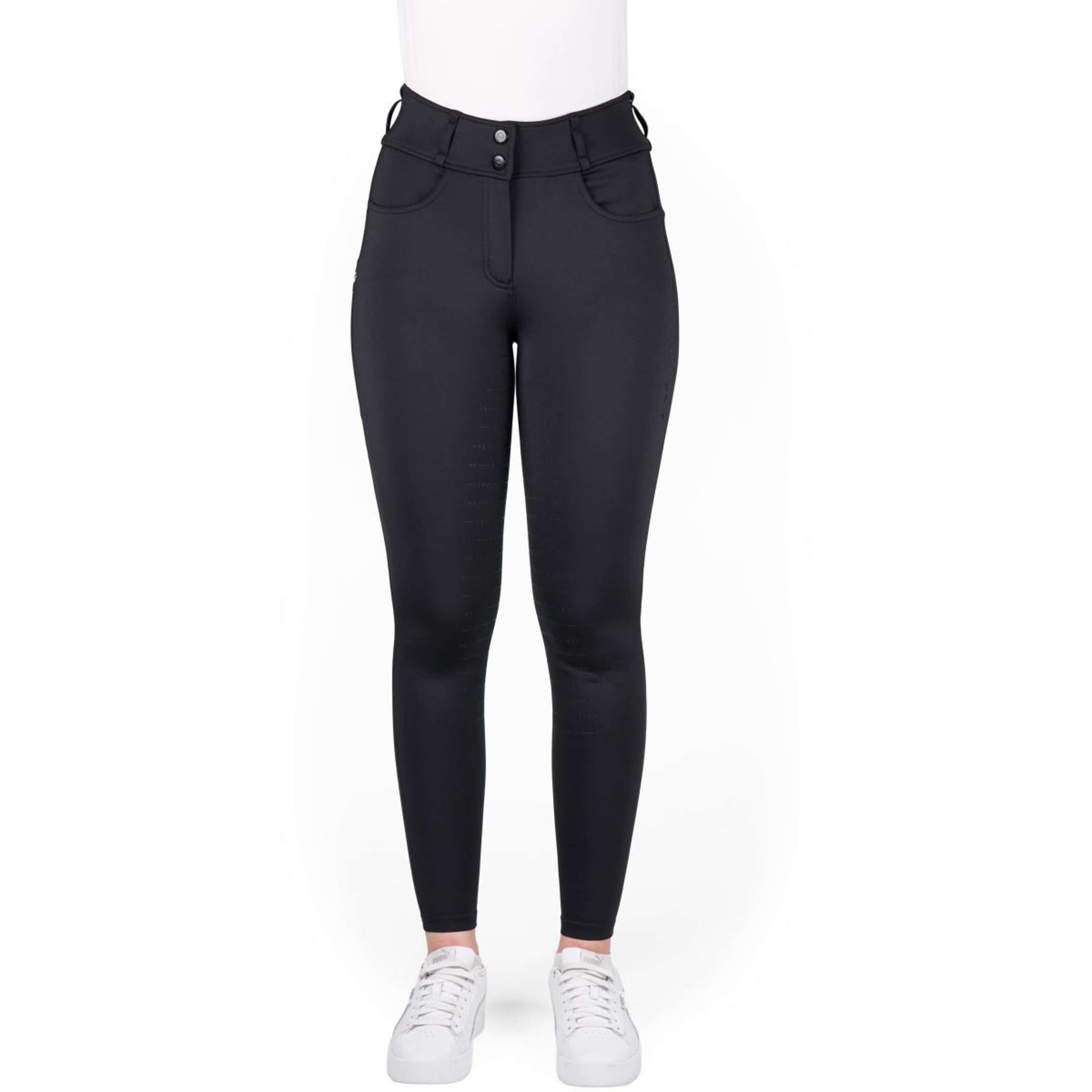 EQUITHÈME Pantalon d'Équitation Mila Full Grip Noir
