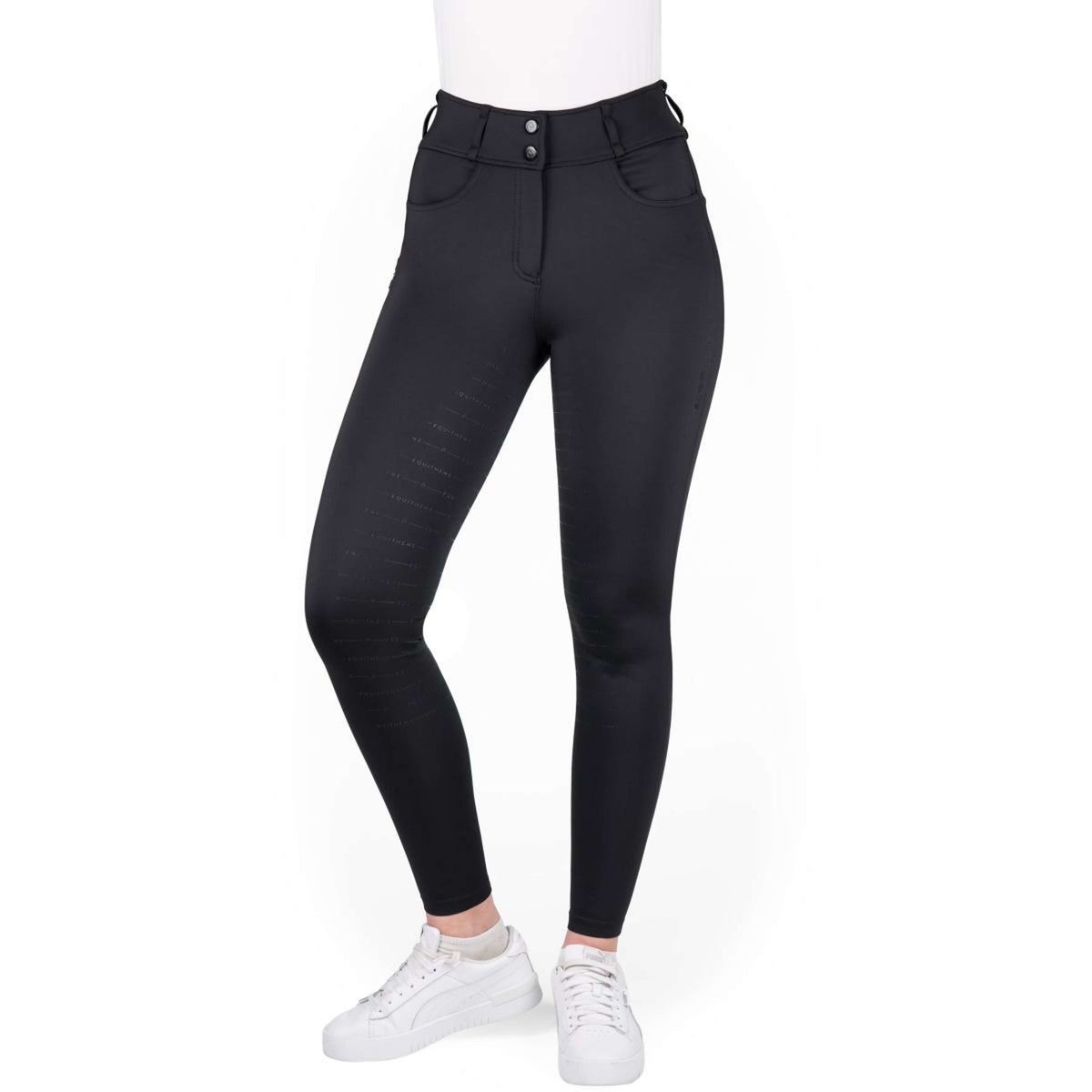 EQUITHÈME Pantalon d'Équitation Mila Full Grip Noir