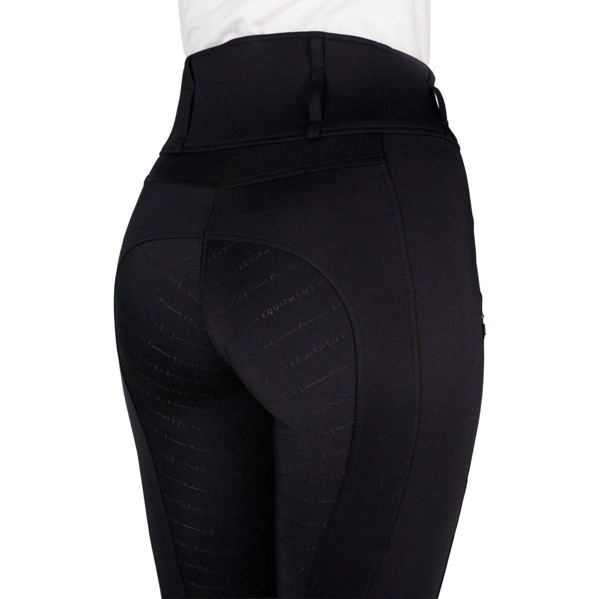 EQUITHÈME Pantalon d'Équitation Mila Full Grip Noir
