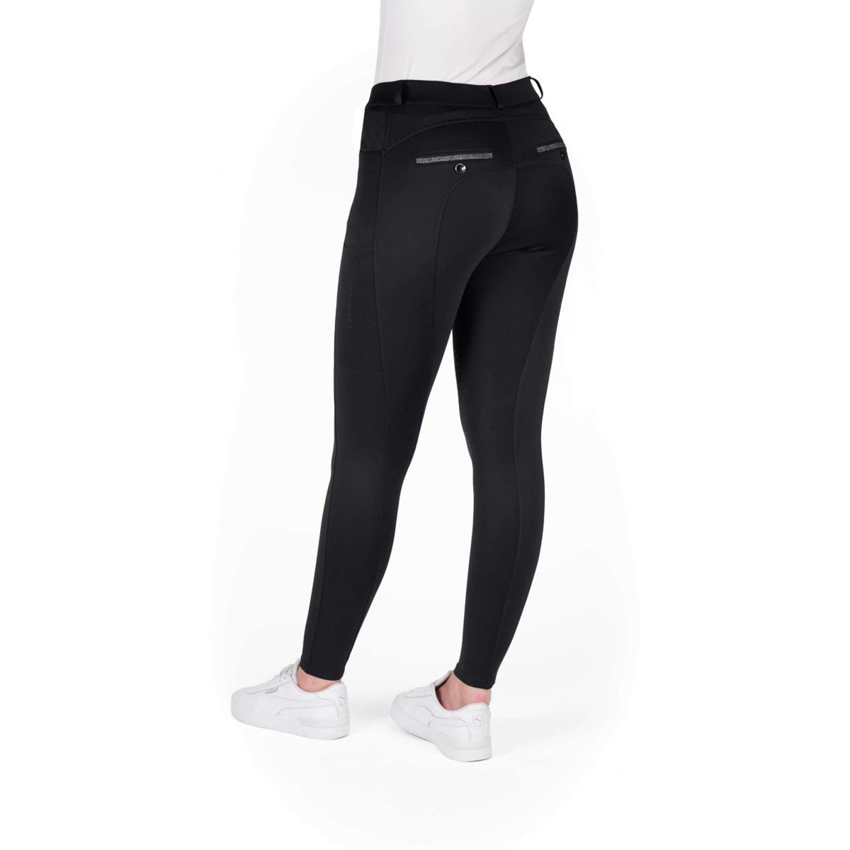 EQUITHÈME Pantalon d'Équitation Capucine Full Grip Noir