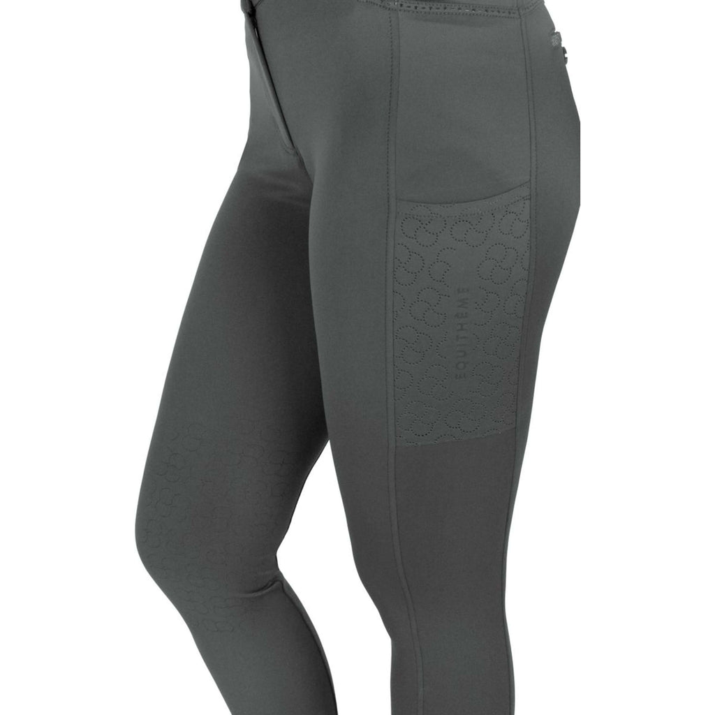 EQUITHÈME Pantalon d'Équitation Capucine Knee Grip Vert