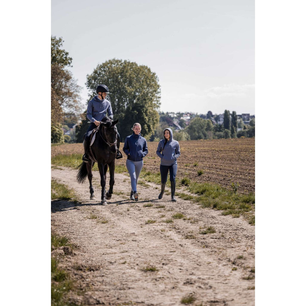 EQUITHÈME Pantalon d'Équitation Capucine Prise de Genou Marin
