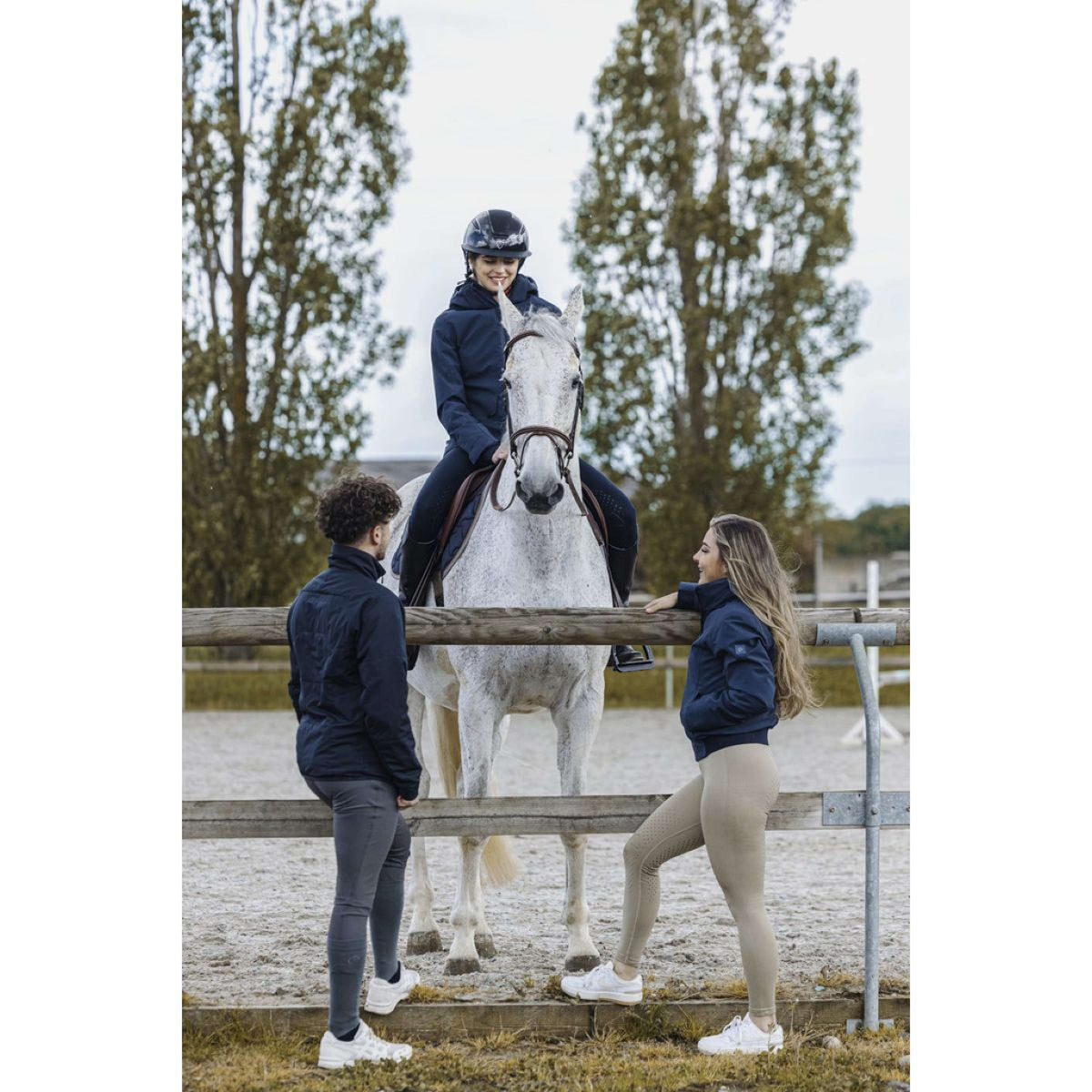 EQUITHÈME Legging d'Équitation Acacia Taupe