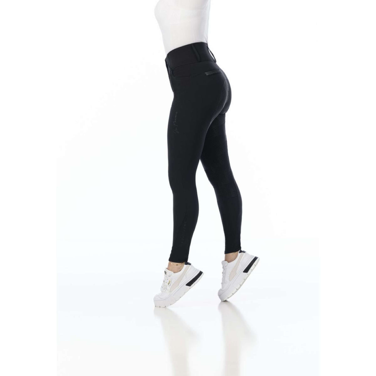 EQUITHÈME Pantalon d'Équitation Queen Enfants Noir