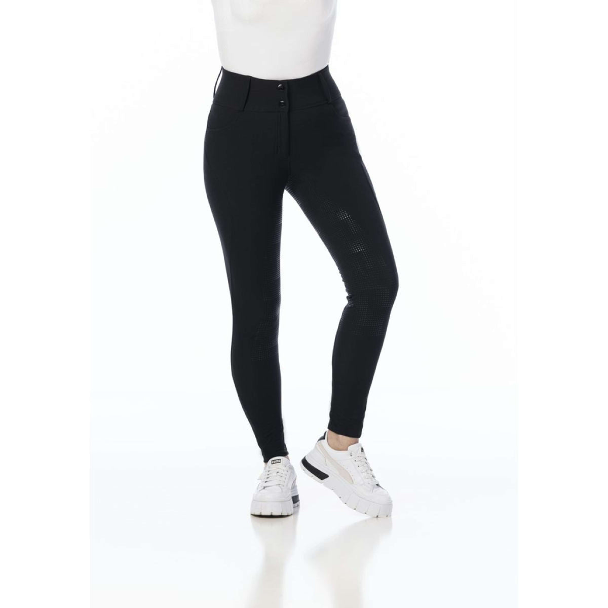 EQUITHÈME Pantalon d'Équitation Queen Enfants Noir