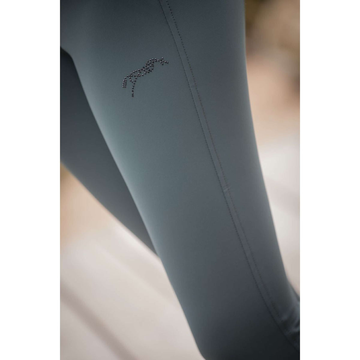 Pénélope Pantalon d'Équitation Elegance Prise de Genou Forêt Verte