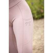 Pénélope Legging d'Équitation Delphe Full Grip Powder Pink