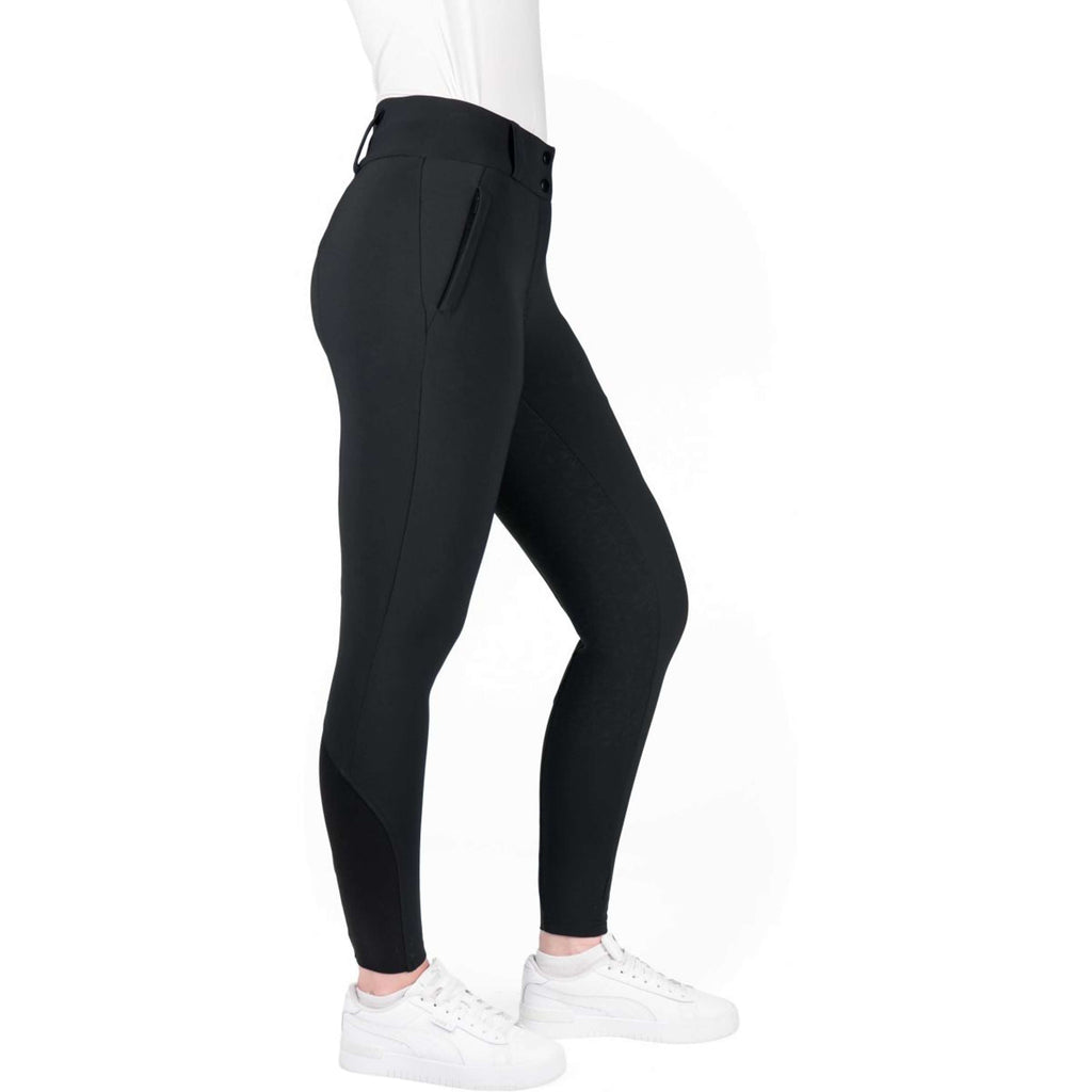 EQUITHÈME Pantalon d'Équitation Sierra Heated Full Grip Noir