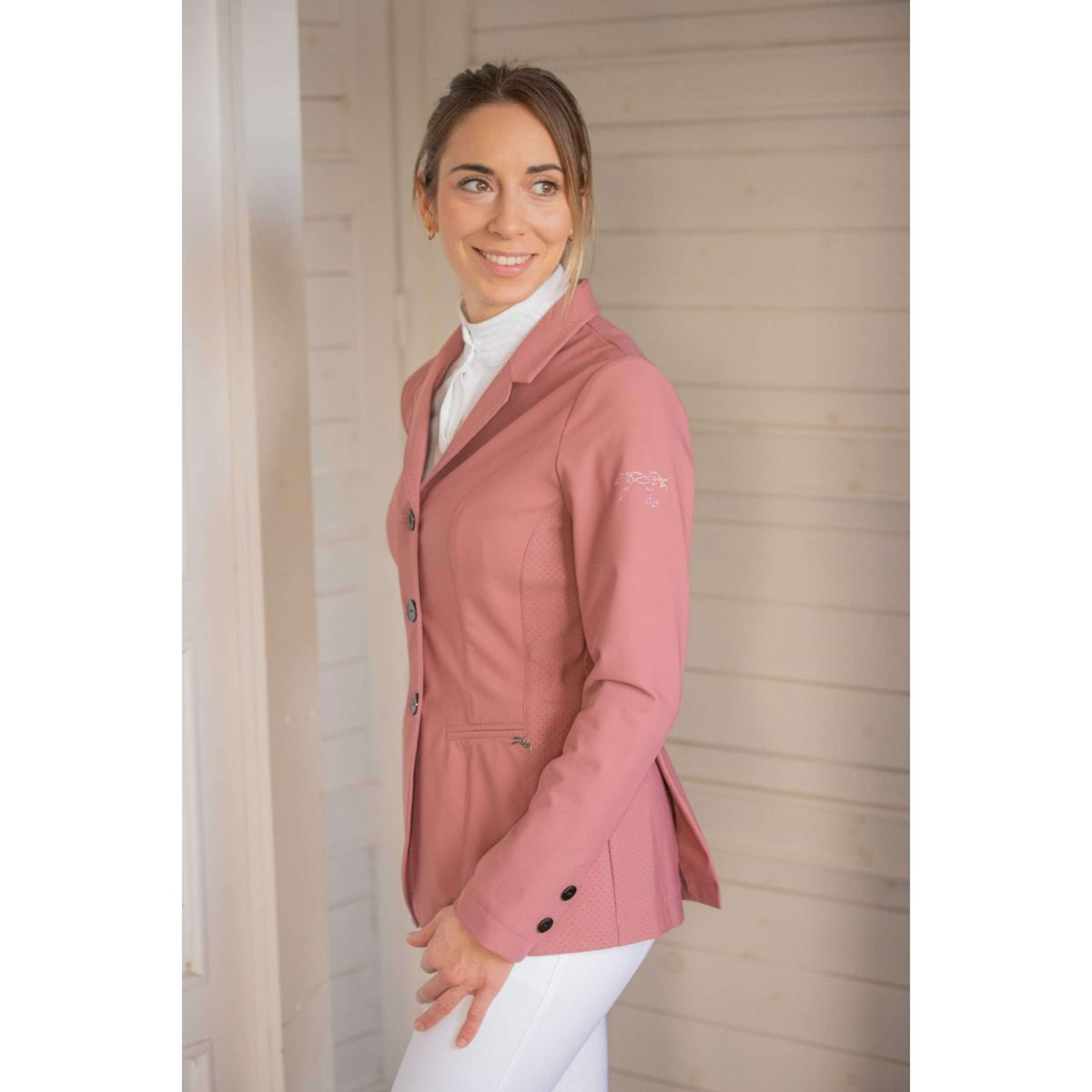 Pénélope Petite Veste de Concours Calista Old Pink