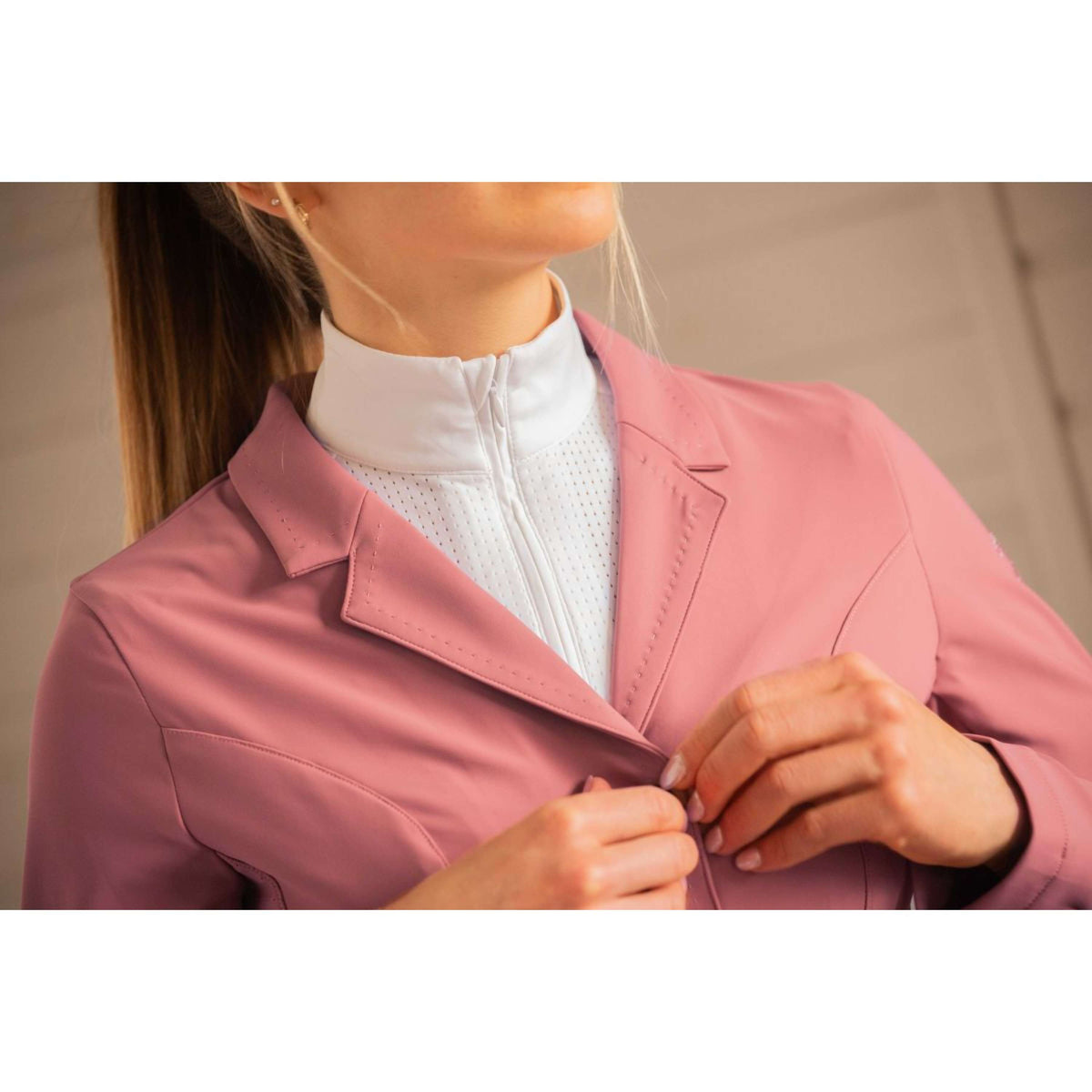 Pénélope Petite Veste de Concours Calista Old Pink