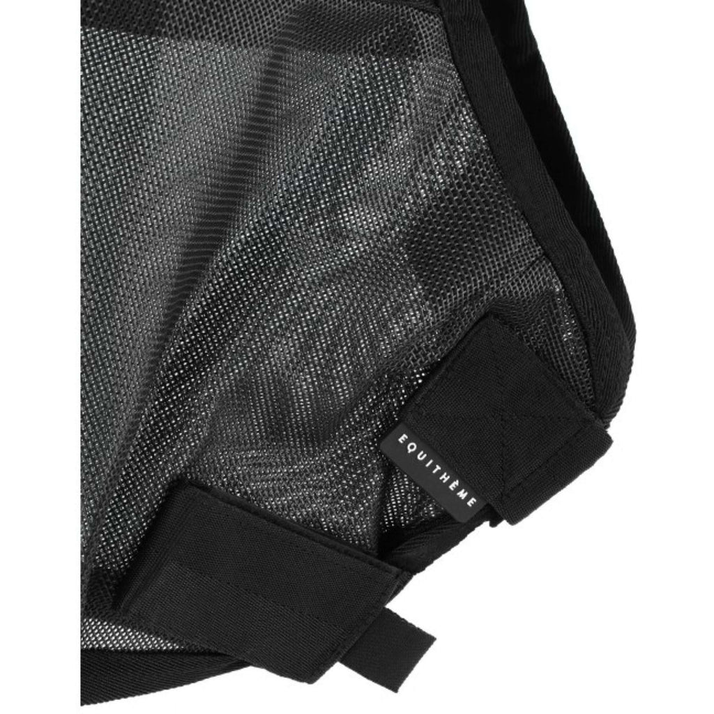 EQUITHÈME Masque Anti-Mouches Protec avec Protection UV Noir