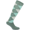 EQUITHÈME Chaussettes Argyle Menthe/Vert