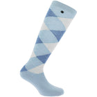 EQUITHÈME Chaussettes Argyle Sky Blue/Blue