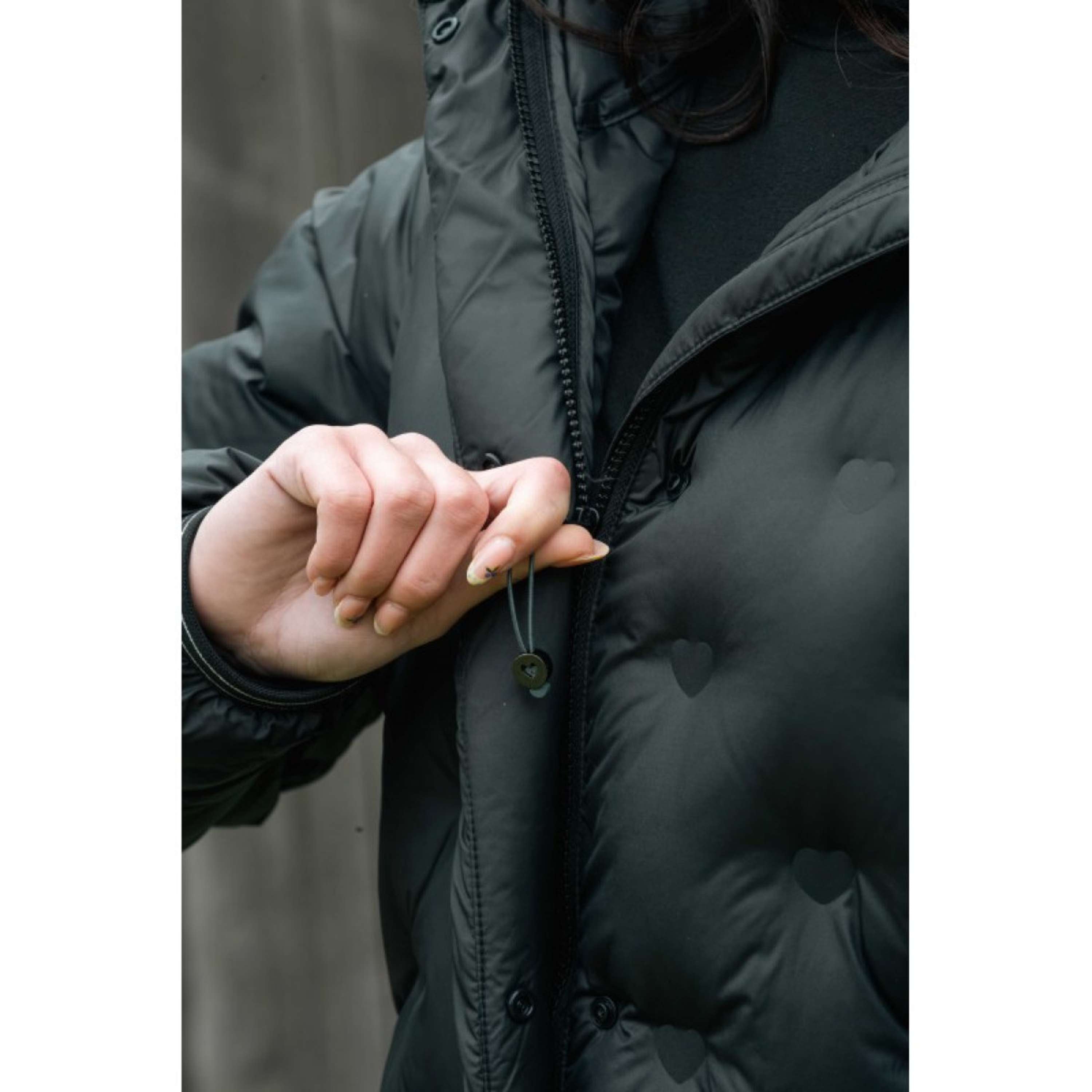 EQUITHÈME Veste Longue Doris Noir