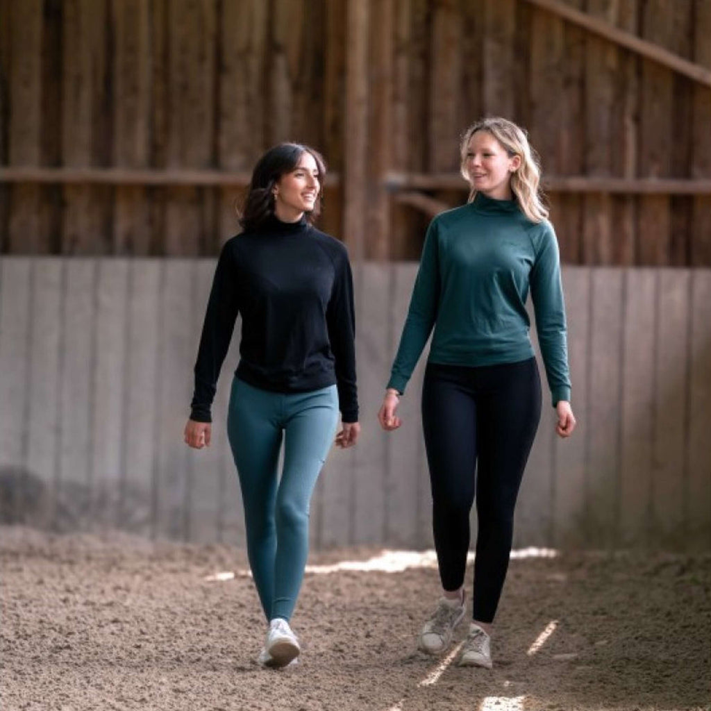 EQUITHÈME Pantalon d'Équitation Madison Bleu canard