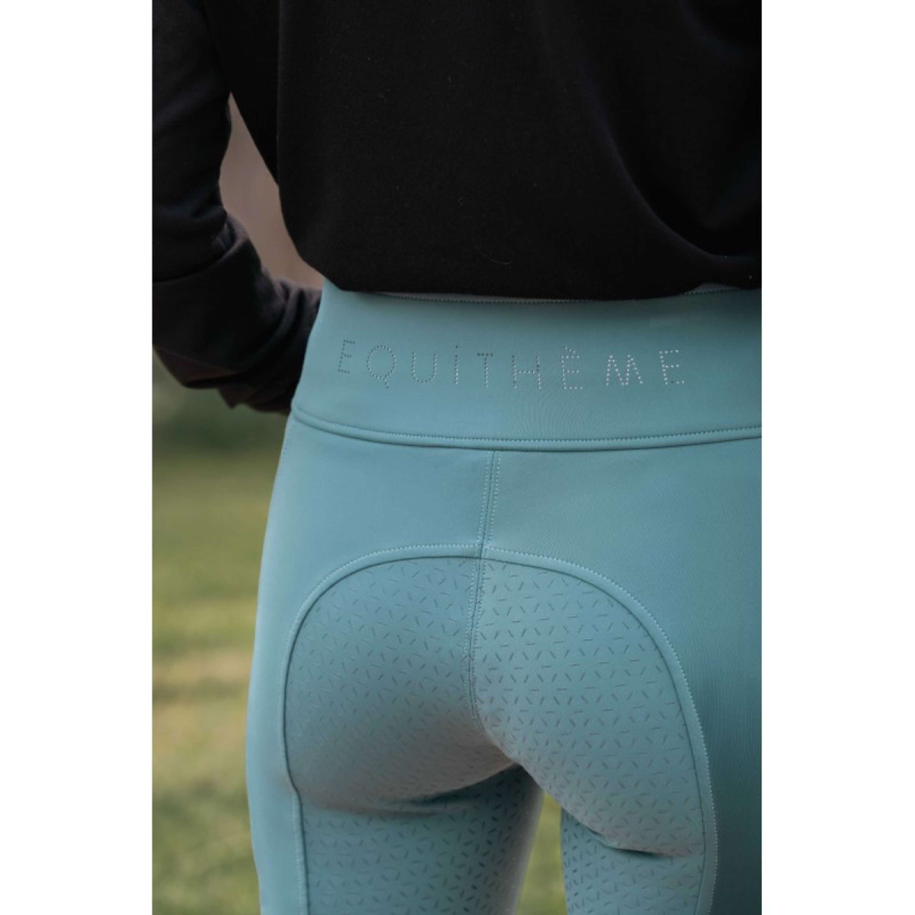 EQUITHÈME Pantalon d'Équitation Madison Bleu canard
