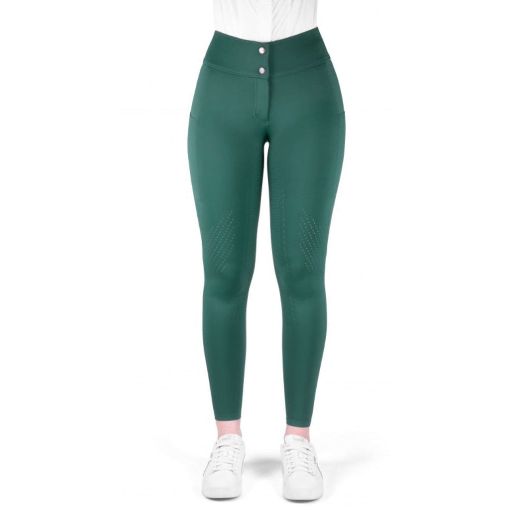 EQUITHÈME Pantalon d'Équitation Madison Bleu canard