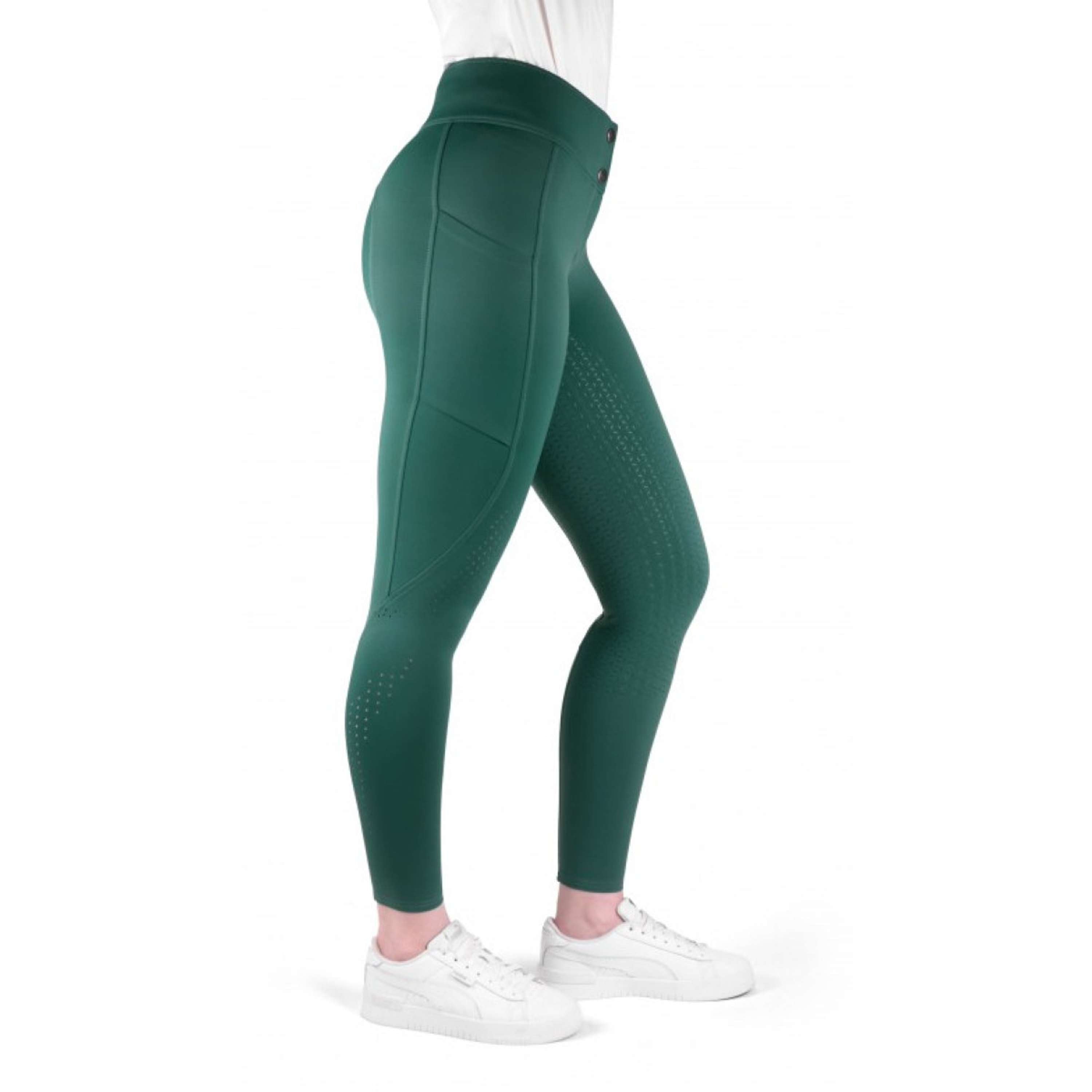 EQUITHÈME Pantalon d'Équitation Madison Bleu canard