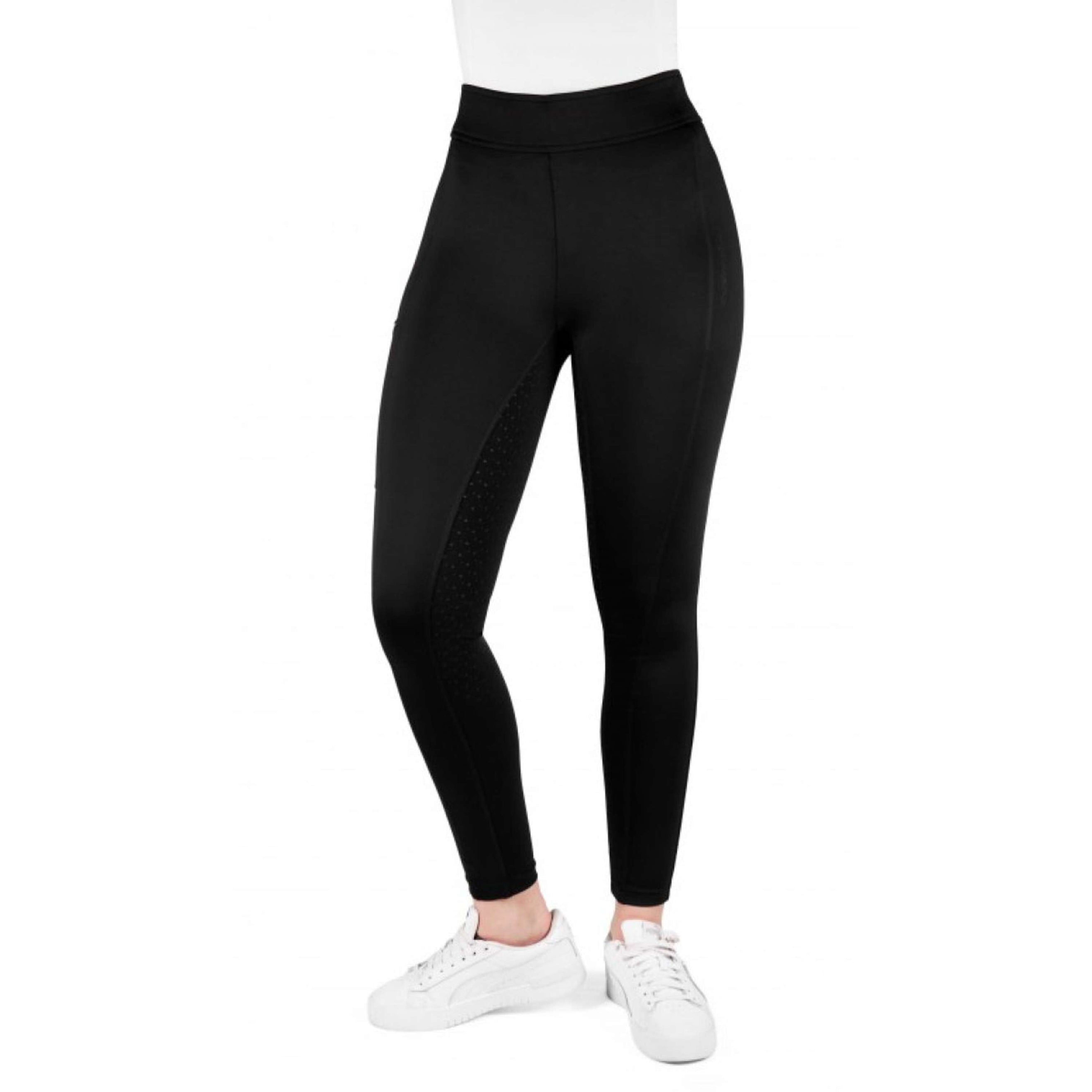 EQUITHÈME Legging d'Équitation Birdy Full Grip Noir