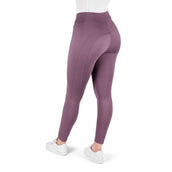 EQUITHÈME Legging d'Équitation Birdy Full Grip Lilas