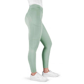 EQUITHÈME Legging d'Équitation Birdy Full Grip Vert clair