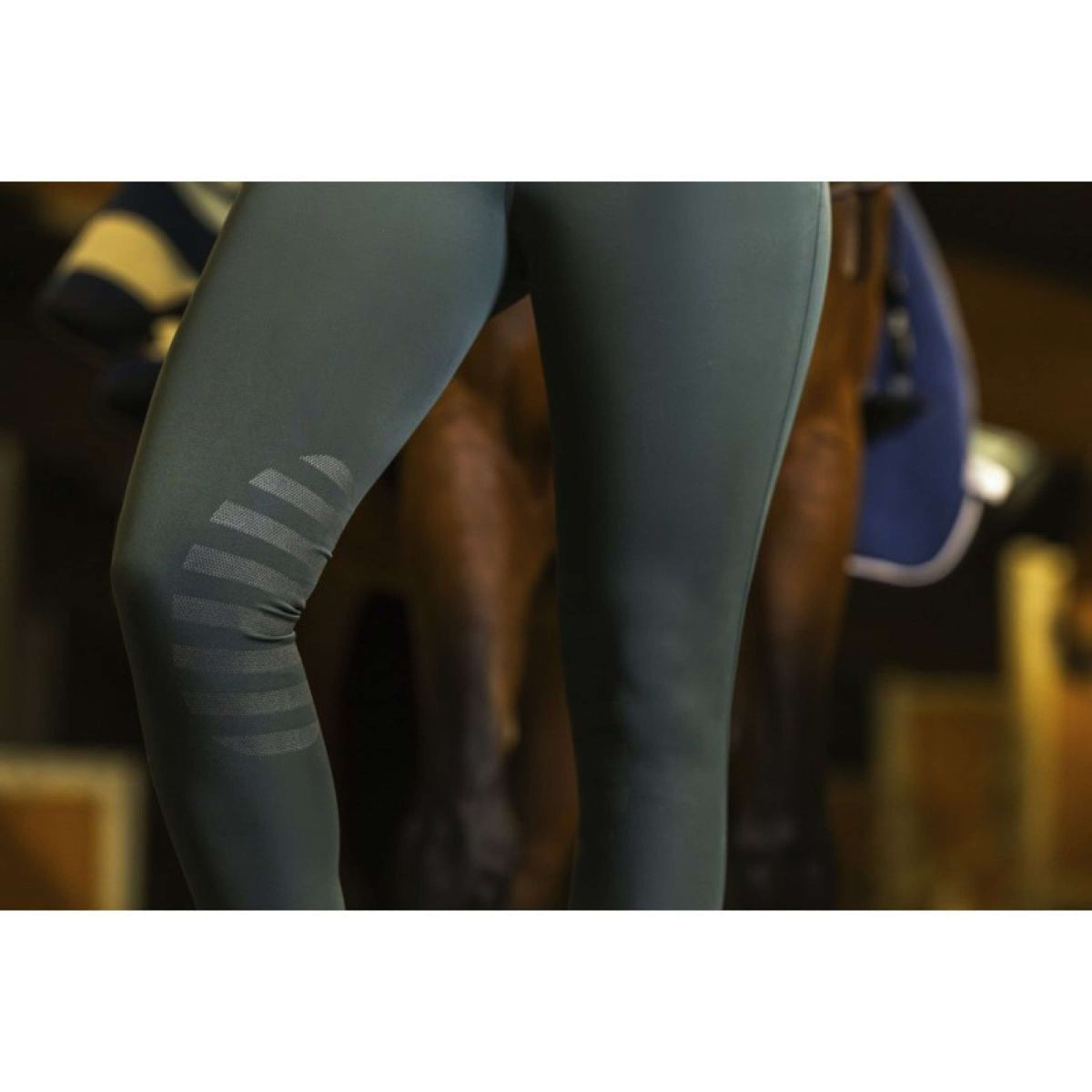 EQUITHÈME Pantalon d'Équitation Safir Forêt Verte