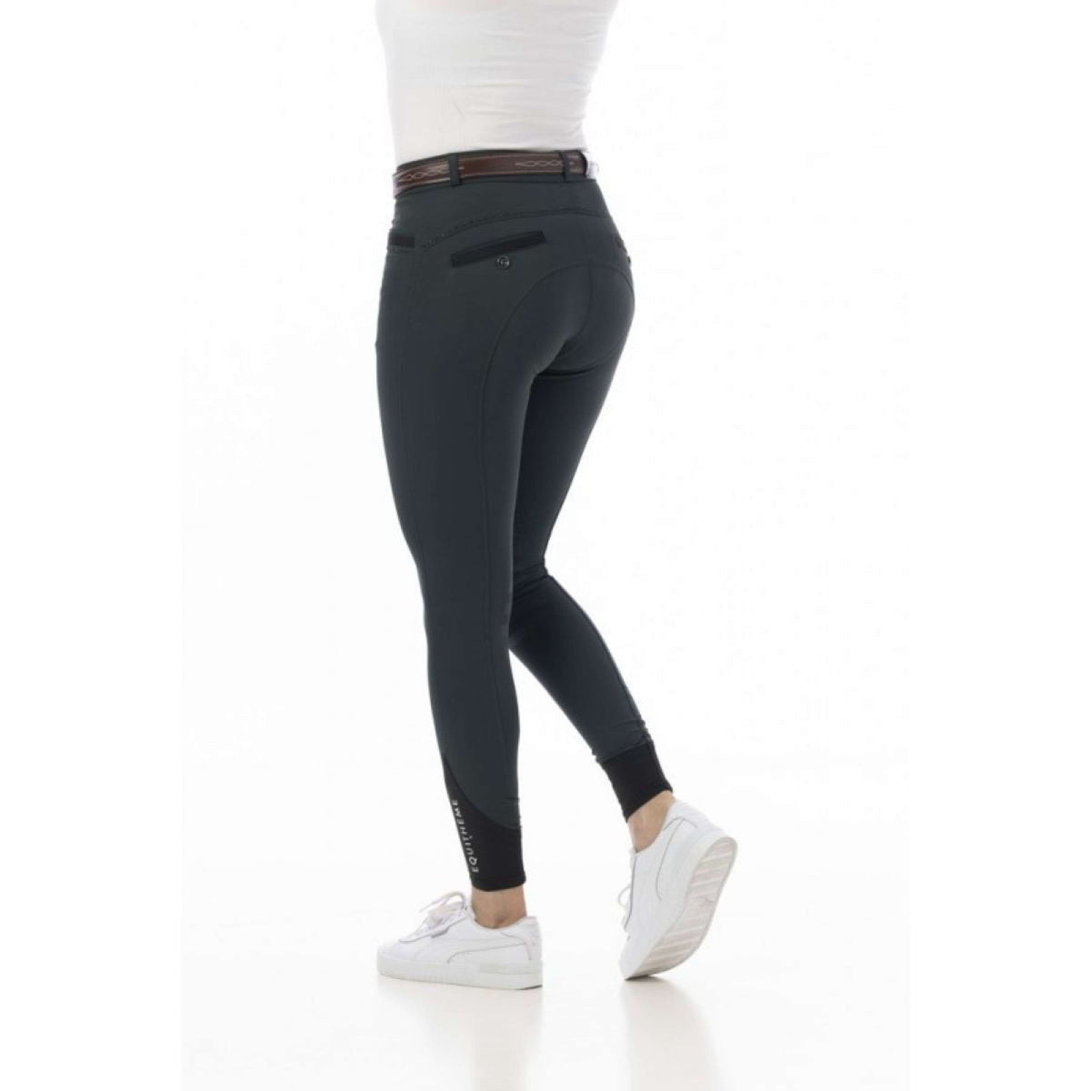 EQUITHÈME Pantalon d'Équitation Safir Forêt Verte