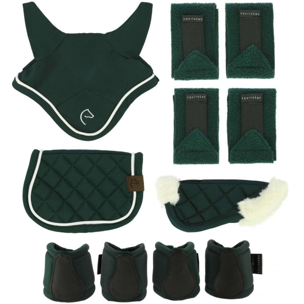 EQUITHÈME Pony Academy Kit d'accessoires Mini Vert foncé