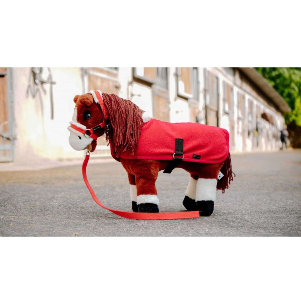 EQUITHÈME Pony Academy Set de tapis d'exposition Mini Rouge