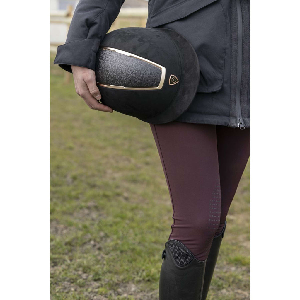 EQUITHÈME Bombe Glint Lamé Noir/Or Rose