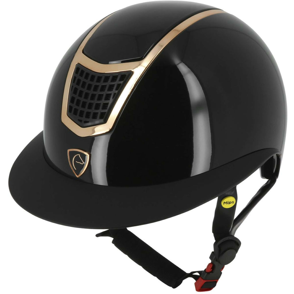 EQUITHÈME Bombe Airy LM Mips Noir/Or Rose