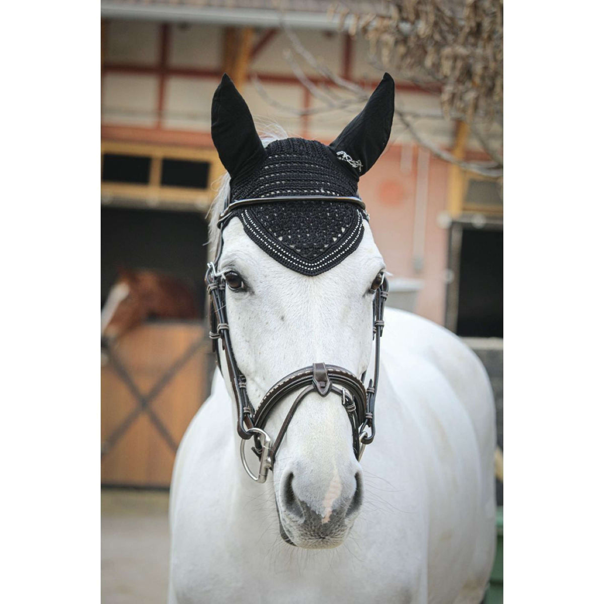 Pénélope Bonnet Anti-Mouches New Strass Noir